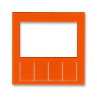 Сменная панель на накладку терморегулятора / таймера оранжевый ABB Levit