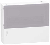 Бокс навесной с прозрачной дверцей 268х228х101.5мм, 1ряд/12мод, IP40 Schneider Electric Mini Pragma