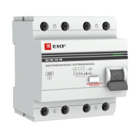 Устройство защитного отключения 4P 40A/30mA электромеханическое тип A EKF PROxima ВД-100