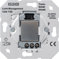 Вставка Tronic бесшумного включения с защитой от замыкания и перегрузки 50-420W Jung