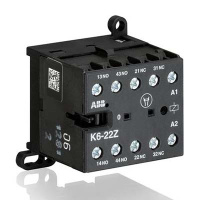 Миниконтактор 3A 4НО катушка 230V AC ABB K-6-22-Z