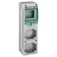 Бокс накладной для разъёмов 310х98х98мм, 4мод+2отв, IP65 Schneider Electric Mini Kaedra