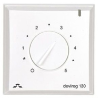 Терморегулятор с датчиком температуры пола, +5°С +45°C, IP31 Devi DEVIreg 130