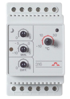 Терморегулятор c датчиком пола, -10°C+50°C, IP20 Devi DEVIreg 316