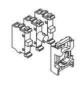 Контактный блок MCB-20 фронтального монтажа 2НО ABB