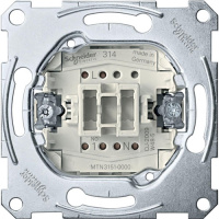 Механизм Выключатель кнопочный 1-клавишный НЗ-контакт 10A Merten SM&SD