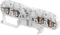 Клемма D1,5/4.4L пруж. 1.5мм.кв. серая ABB