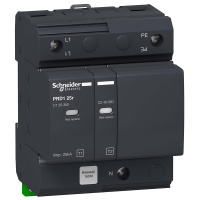 Ограничитель перенапряжений со сменным картриджем 3P+N, T1, TT & TN-S Schneider Electric Acti9 PRD1 mAster