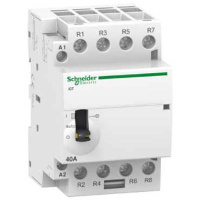 Контактор модульный с ручным управлением 63A 24V 50Гц 4НО Schneider Electric Acti 9 iCT