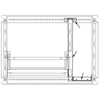 Комплект для создания кабельного отсека для шкафов DAE/CQE2000 x 600 DKC