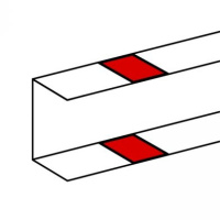 Накладка на защелк.на стык короба 50x105 (для выравн.при монтаже) Legrand DLP Белый