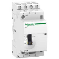 Контактор модульный 25A 24V 50Гц 4НО Schneider Electric Acti 9 iCT