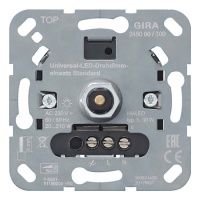 Механизм Светорегулятор поворотный для л/н г/л 20-210 Вт Gira