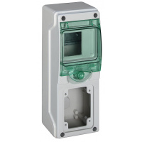 Бокс накладной для разъёмов 248х98х98мм, 4мод+1отв, IP65 Schneider Electric Mini Kaedra