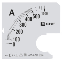 Шкала сменная для A721 500/5A-1,5 EKF PROxima