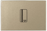 Выключатель карточный с задержкой отключения 5-90 сек. 2 мод ABB NIE Zenit Шампань N2214.5 CV