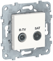 Розетка R-TV/ SAT одиночная Schneider Electric Unica New Белый