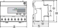 Счетчик 3-ф актив. iEM3210, 1 тариф, имп. выход, кл. точн. 0.5S, транс. вкл. Schneider Electric