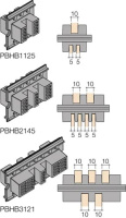 Держатель шины медной 50мм ABB E power