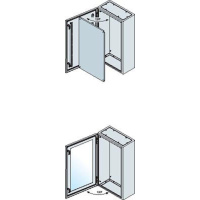 Шкаф с прозрачной дверью 1200x800x300мм, с монтажной платой ABB SR2