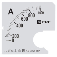 Шкала сменная для A721 800/5A-1,5 EKF PROxima