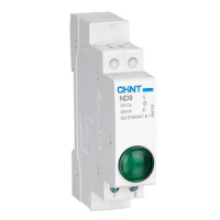 Индикатор ND9-1/g зеленый, AC/DC230В (LED)  CHINT