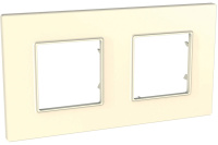 Рамка 2-постовая Schneider Electric Unica Quadro Бежевый