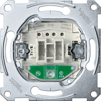 Механизм Переключатель 1-клавишный с подсветкой 10A Merten SM&SD