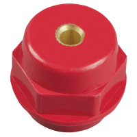 Изолятор шинный силовой M8 D=32мм красный IEK SM30