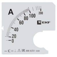 Шкала сменная для A721 100/5A-1,5 EKF PROxima