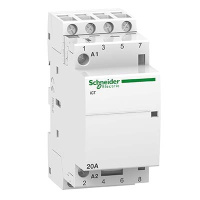 Контактор модульный 20A 230…240V 50Гц 4НО Schneider Electric Acti 9 iCT