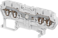 Клемма D2,5/5.N.4L пруж. 2.5мм.кв. синяя ABB