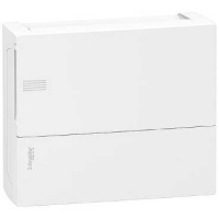 Бокс навесной с белой дверцей 268х228х101.5мм, 1ряд/12мод, IP40 Schneider Electric Mini Pragma