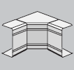 Угол внутренний изменяемый 70С-120С TA-EN NIAV 40x40 DKC In-Liner Белый