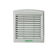 Решётка воздуховыпускная 268х248х18мм, вырез 223х223мм, IP54 / серый Schneider Electric ClimaSys CV