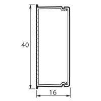 Мини-канал 40x16мм Legrand Metra Белый