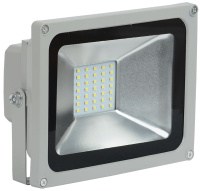 Прожектор LED SMD 140х182х105мм 20W 6500K 1400Lm угол луча 100°С IP65 Серый IEK СДО05-20