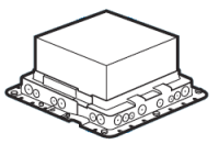 Коробка напольная встраиваемая 10/12 модулей Legrand Mosaic