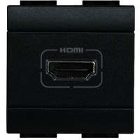 Разъем HDMI Bticino Living Light Антрацит