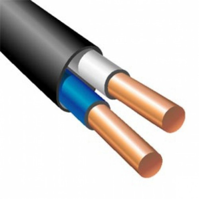 Кабель силовой ВВГнг-FRLS 2х1,5 ГОСТ круглый КПП Россия  ВВГнг-FRLS 2х1,5