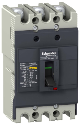 Автоматический выключатель 3P 25A 15kA Schneider Electric EasyPact EZC Schneider Electric EasyPact EZC EZC100N3025