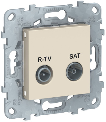 Розетка R-TV/ SAT оконечная Schneider Electric Unica New Бежевый Schneider Electric Unica New NU545544