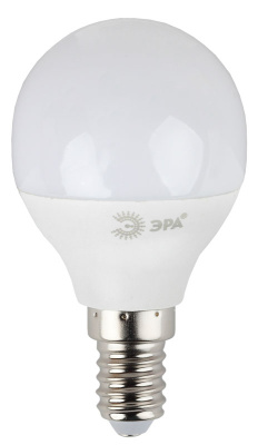 Лампа светодиодная E14 170-265В 7Вт 6000К ЭРА ЭРА Стандарт LED P45-7W-860-E14