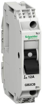 Автоматический выключатель с комбинированным расцепителем 1P 6A Schneider Electric GВ Schneider Electric  GB2CB12