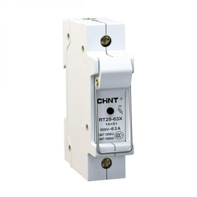 Держатель плавких вставок с индикацией RT28-63X 14х51 1П CHINT CHINT  520439CHINT