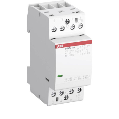 Контактор модульный 25A АС-1 2НО+2НЗ катушка 230В AC/DC ABB ESB25-22N-06 ABB  1SAE231111R0622