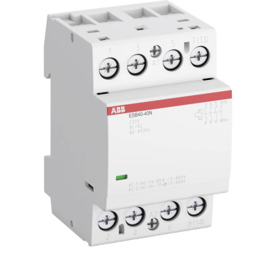 Контактор модульный 40A АС-1 2НО+2НЗ катушка 230В AC/DC ABB ESB40-22N-06 ABB  1SAE341111R0622