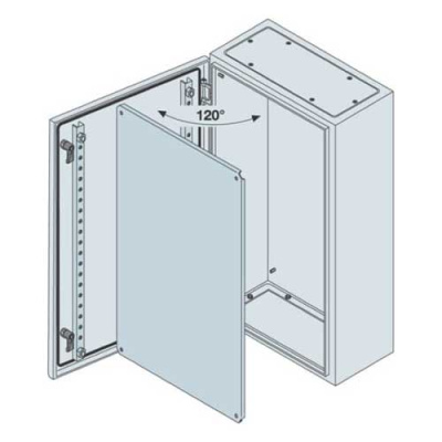 Шкаф с глухой дверью 700x500x250мм, с монтажной платой ABB SR2 ABB SR2 SRN7525K