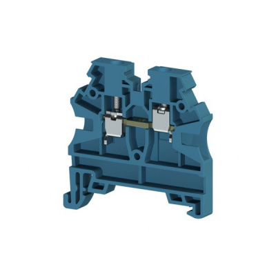 Клеммник на DIN-рейку 2,5мм.кв. (синий); AVK2,5 RD Klemsan Klemsan  304201