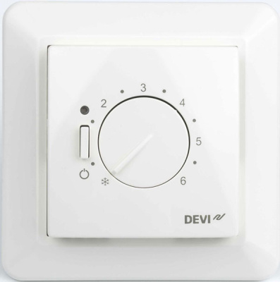 Терморегулятор с датчиком воздуха, +5°С +35°C, IP31 Devi DEVIreg 531 Devi DEVIreg 140F1034